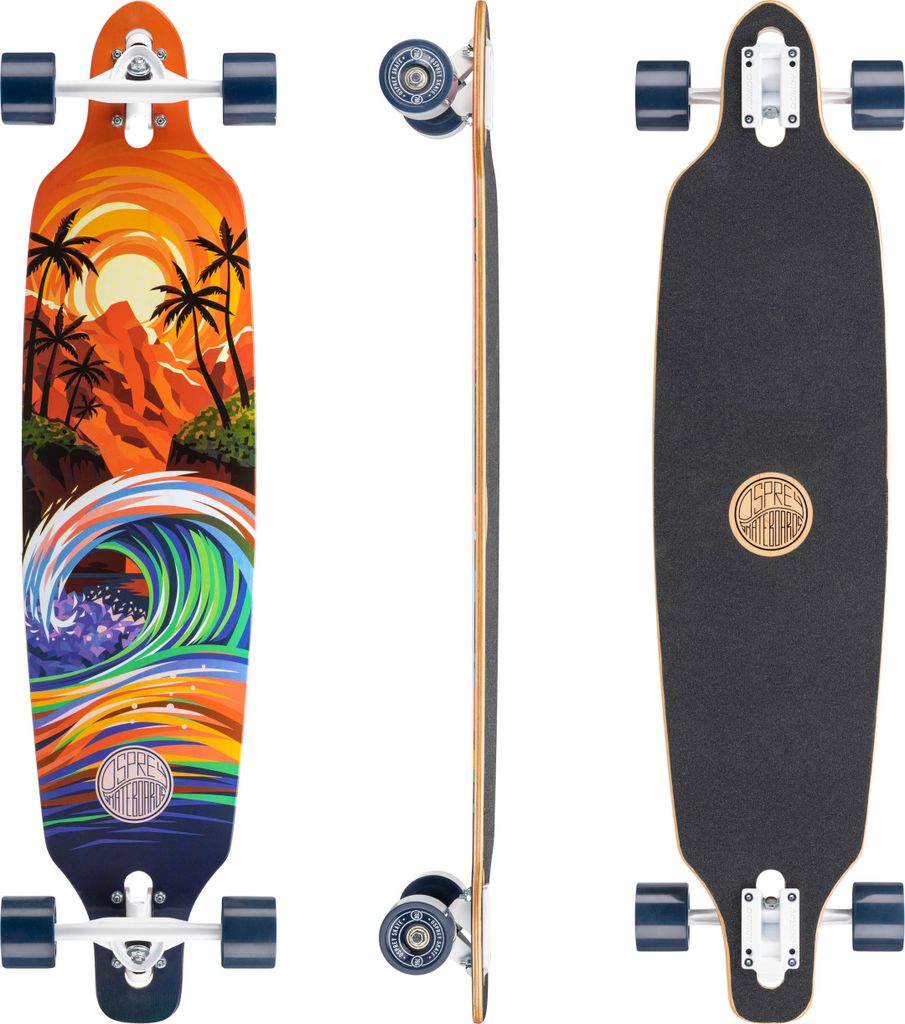 Osprey Sunset 39“ Twin Tip Longboard - Drop-Through Trucks - ABEC 9