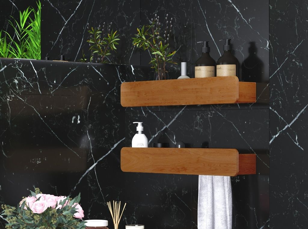 Destiny Wandboard Set SPA & LIVING 64x13x10 cm Teak