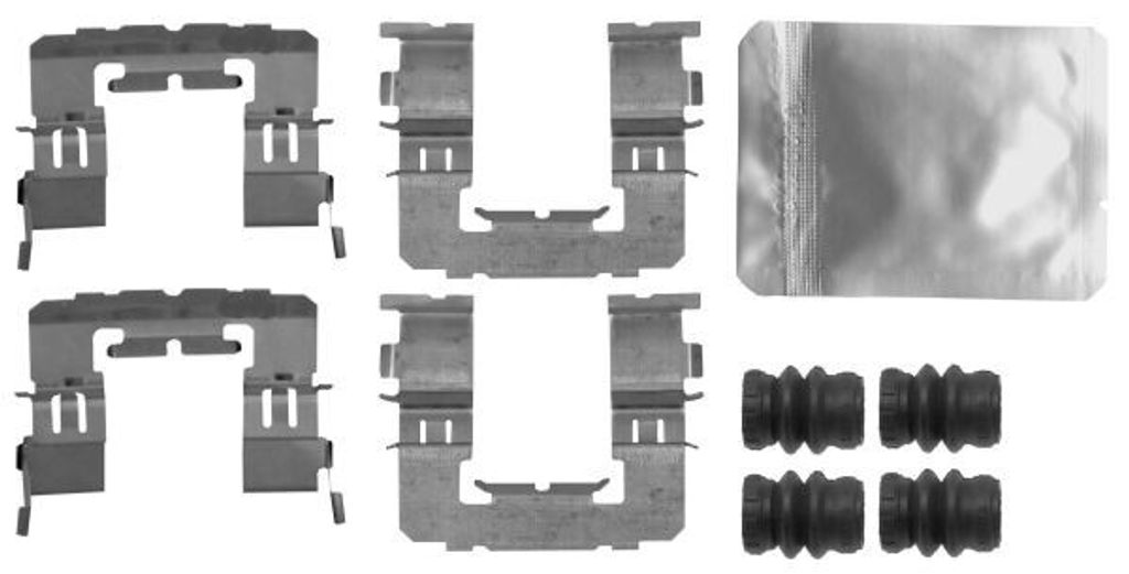 TEXTAR 82542200 Zubehörsatz Scheibenbremsbelag für TOYOTA GT 86 Coupe (ZN6) für SUBARU FORESTER (SH) für SAAB 9-2X Kombi (US)