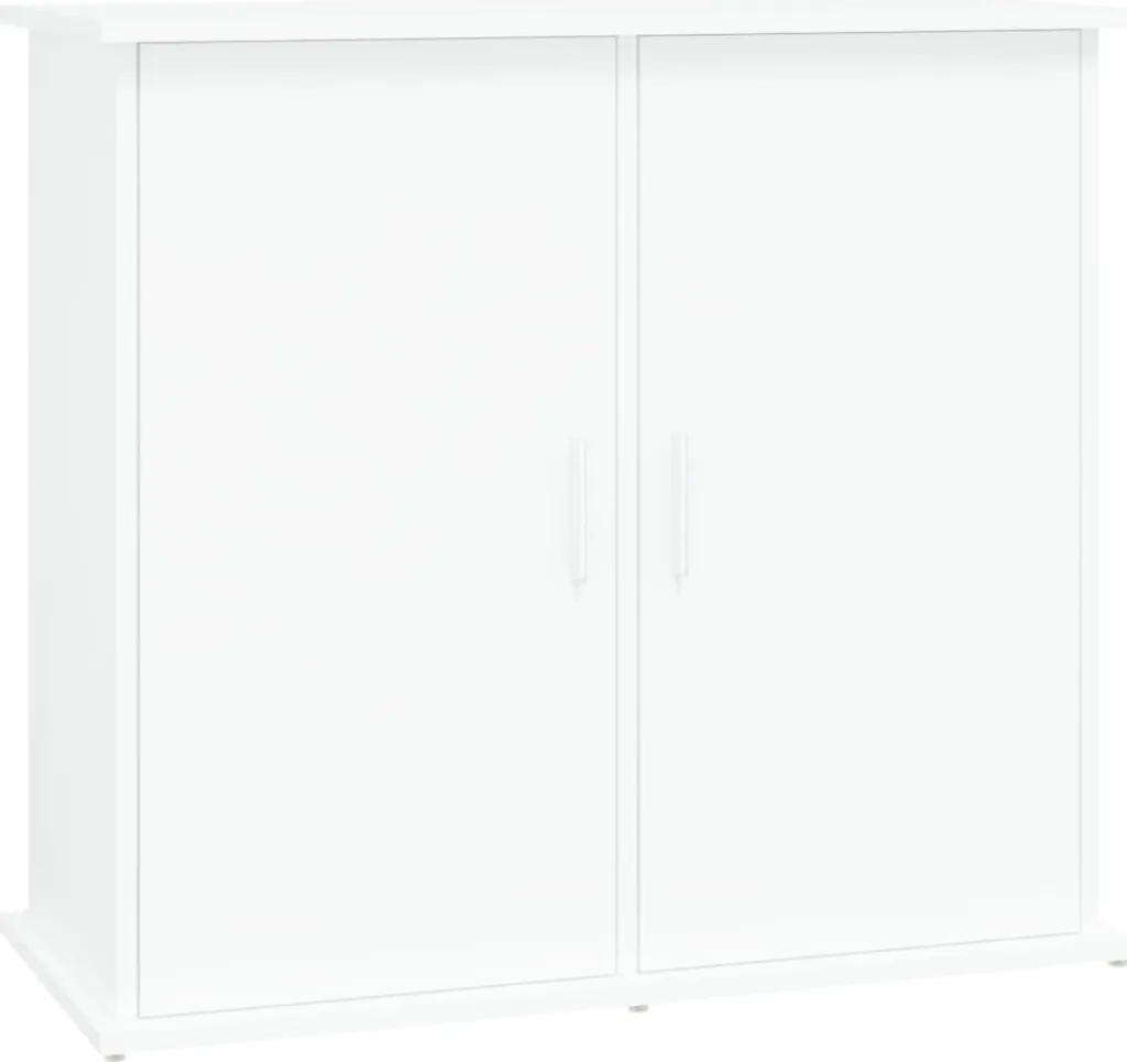 vidaXL Supporto per acquario Bianco 81x36x73 cm Materiale a base di legno