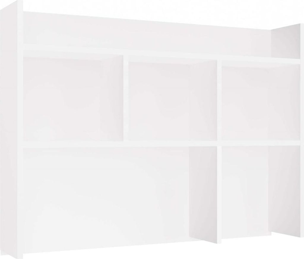 Schreibtischaufsatz Regal Weißmatt 96,5 cm