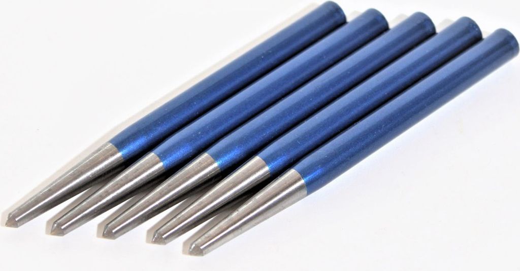 5x RENNSTEIG Körner 100x8 mm Meißel rund g… Produktbild 