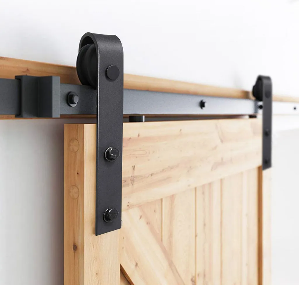 Sistema Scorrevole Fiqops 200cm: Design Industriale per Porte 150kg