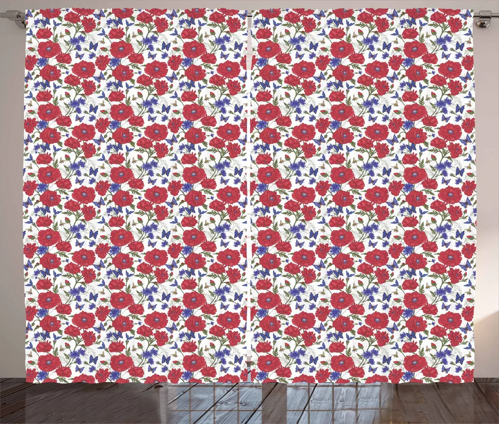 Tenda Country ABAKUHAUS Api Papaveri 280x245 | Stile Rustico Top