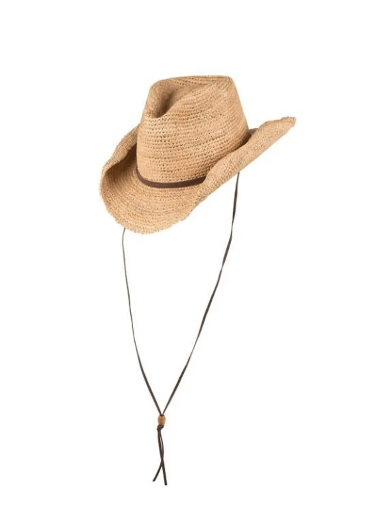 Cappello Estivo SCIPPIS INDY in Rafia - Protezione Solare Stile Western