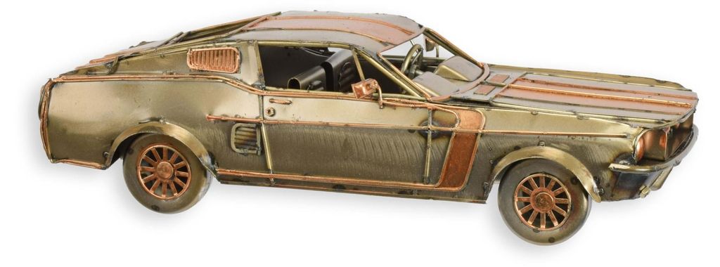 Blechmodell eines Muscle Cars Replikat Retro Design Dekoration