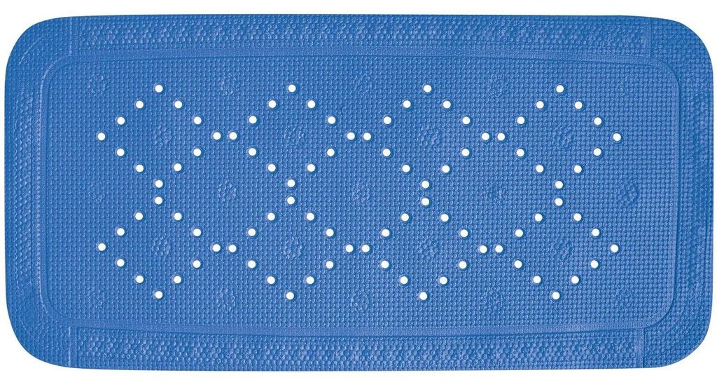 Inserto da bagno spirella Alaska 91 x 36 cm blu elettrico Immagine del prodotto 