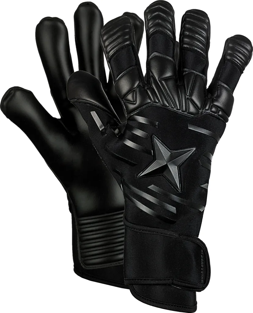 Gants de football Derbystar Flexi All-Black v23 en latex taille 10.5