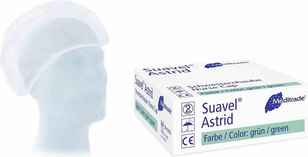 Meditrade® 70-121W Meditrade® unisex Baretthauben Suavel® Productafbeelding 