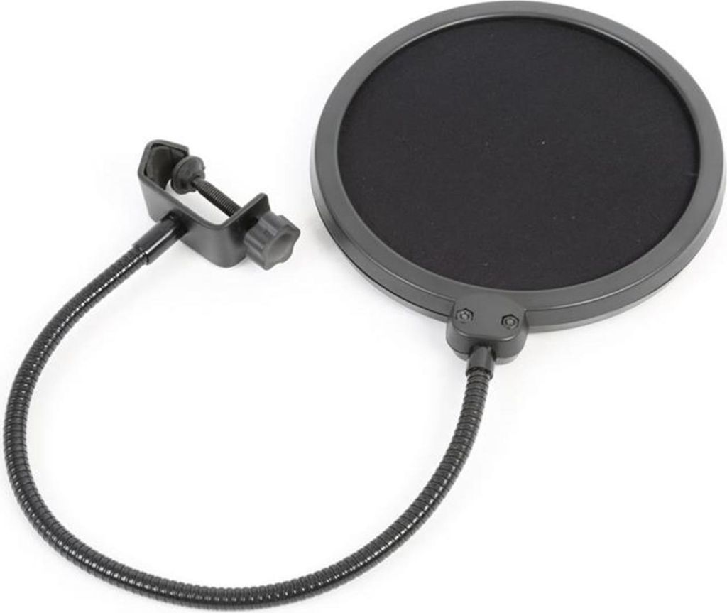 M06 Mikrofon Pop Filter 6'' Schutzschirm flexibler Schwanenhals