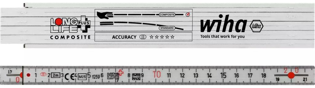 Wiha 37067 Wiha Meterstab Longlife® Plus Composite, 37067, Immagine del prodotto 