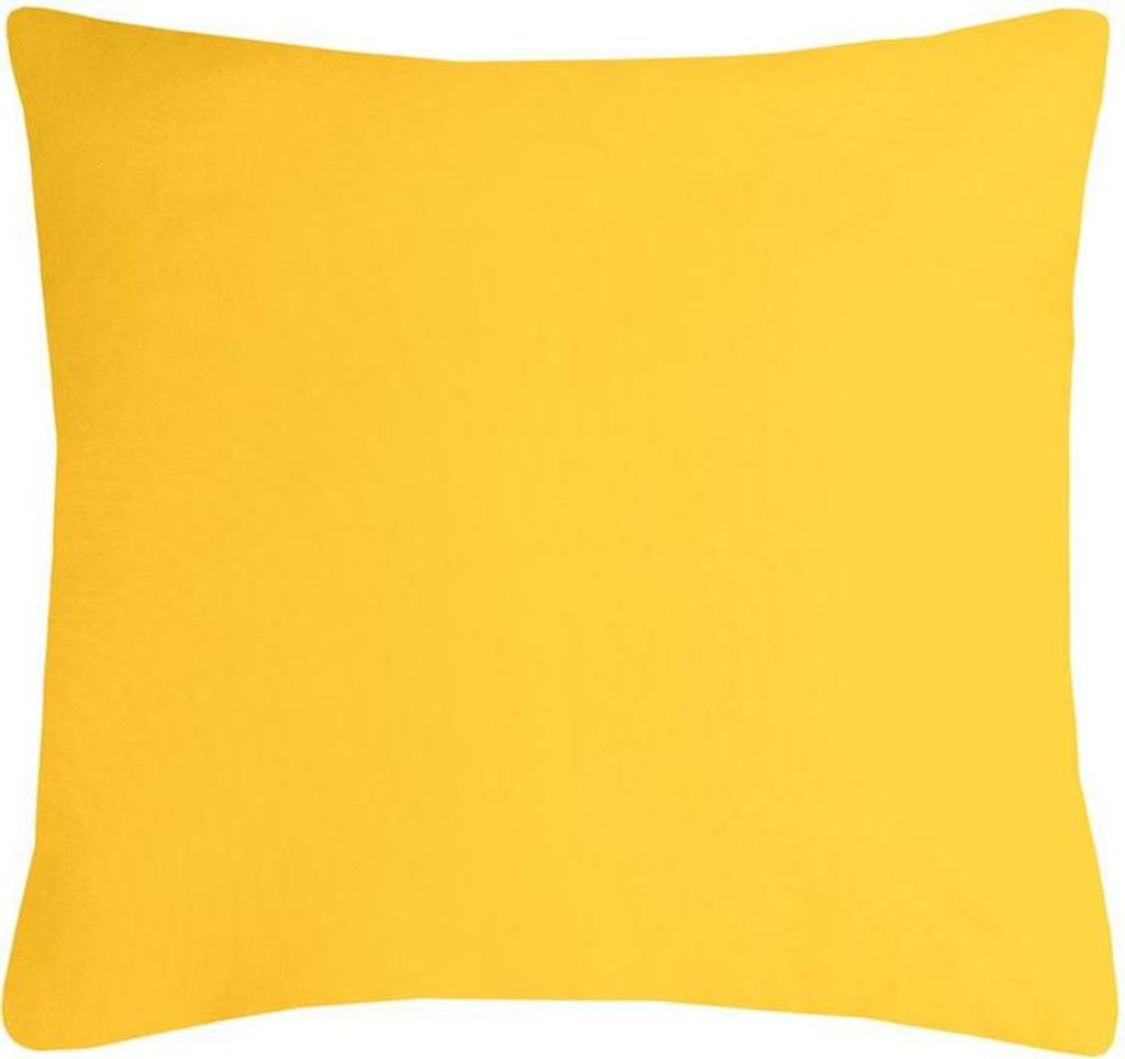 Fabric Textile Zierkissen Nelson - gelb - 60 x 60 cm - Sofakissen - Polyester