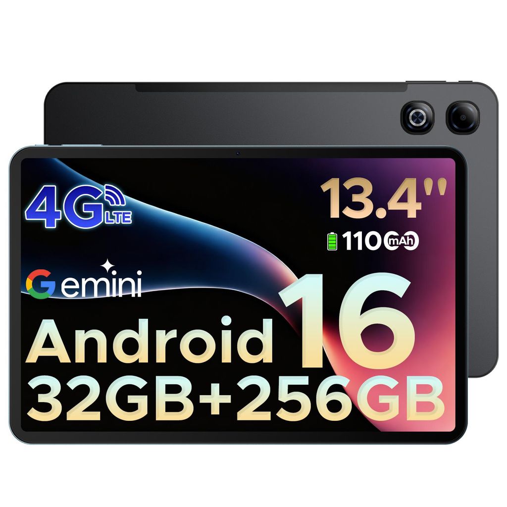 DOOGEE Tab G6 Max Tablet,Android 16, 13,4 Zoll, Produktbild 