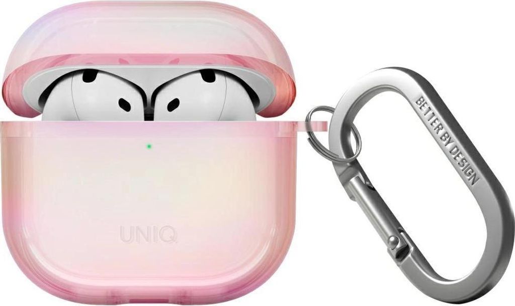 UNIQ Iridescia Apple AirPods 4 Hülle rosa Prism