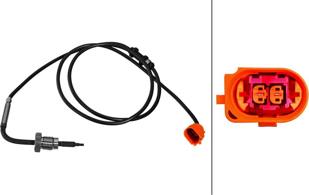 HELLA 6PT 010 376-611 Abgastemperatursensor für VW GOLF VI Produktbild 