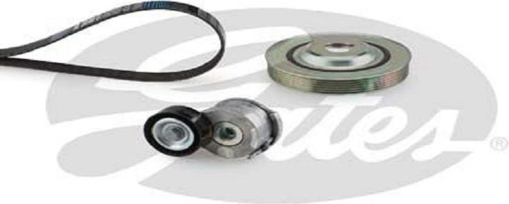 Gates K026PK1245 Keilrippenriemensatz passend für PEUGEOT 308 SW I (4E, 4H) 508 SW I (8E) 5008 (0U, 0E) 3008 (0U) 308 I Schrägheck (4A, 4C) 407 SW