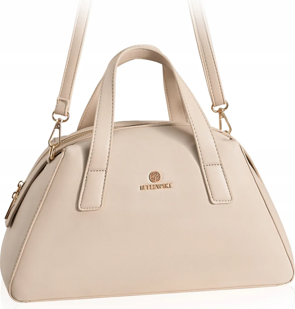 Grand Sac Cabas Femme Miley BTJ-06 BEZ - Finition Premium Beige Satiné