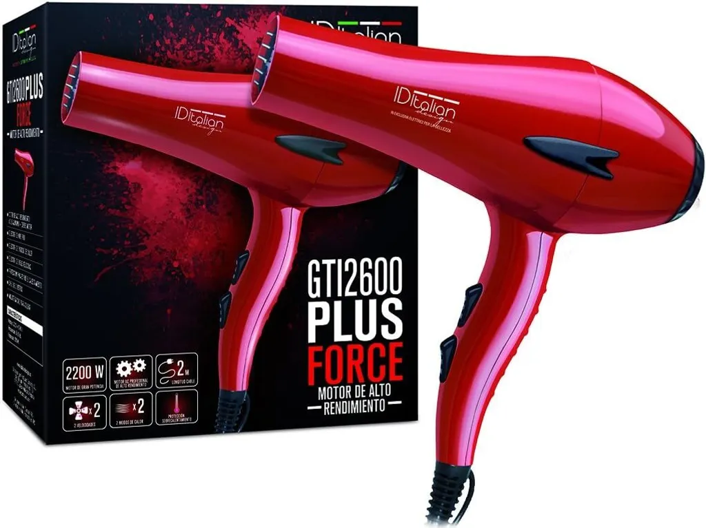 Sèche-cheveux 2200W ID Italian Design Gti - Puissance et Précision 2 Vitesses