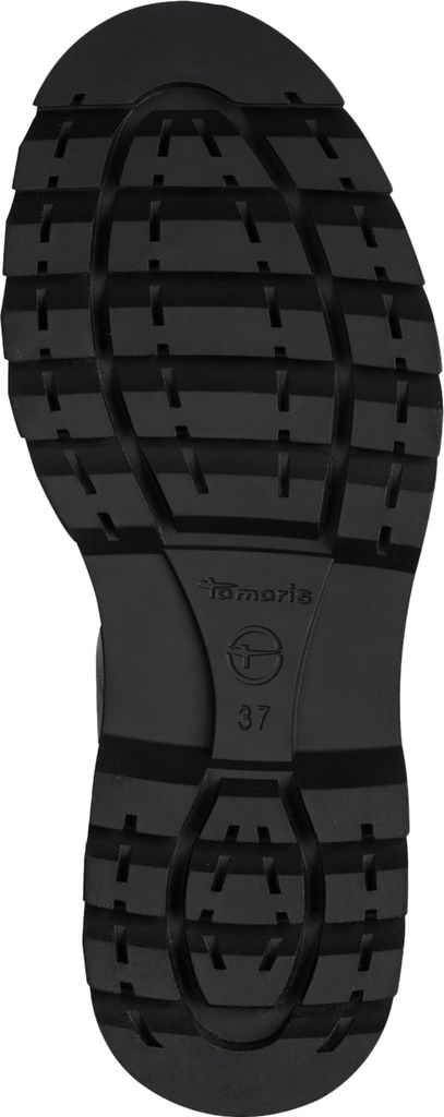 Tamaris Damen Stiefelette black Snake ohne Verschluss vegan 1-25411-45, Größe:39 EU, Farbe:Schwarz