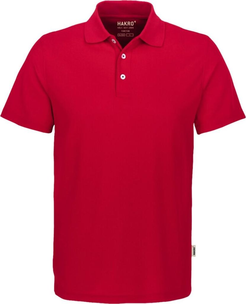 HAKRO Poloshirt Coolmax (Polyesterfasern) #806 Herren Gr. 3XL rot
