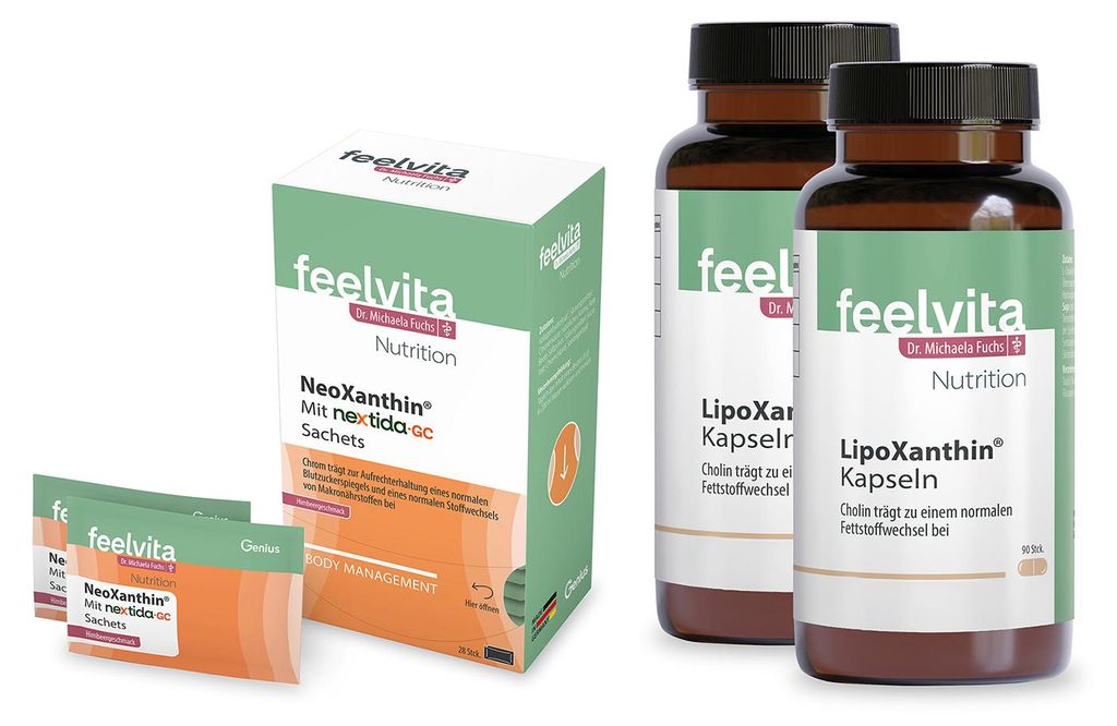 Genius Feelvita Nutrition Metabolik Stoffwechsel Set 3tlg, Produktbild 
