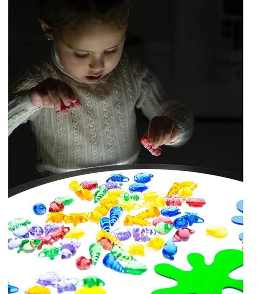 Coques colorées translucides Tickit - Jeu d'exploration sensorielle - 4