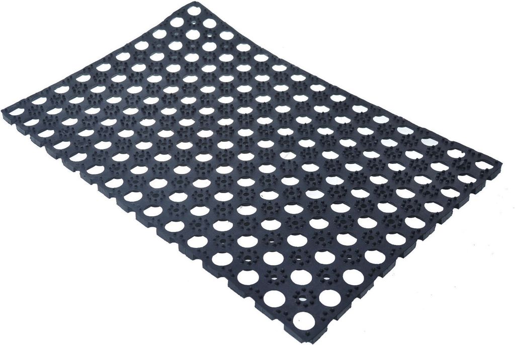 Aqbau® Ringgummimatte Gummimatte Wabenmatte Fußabtreter Produktbild 