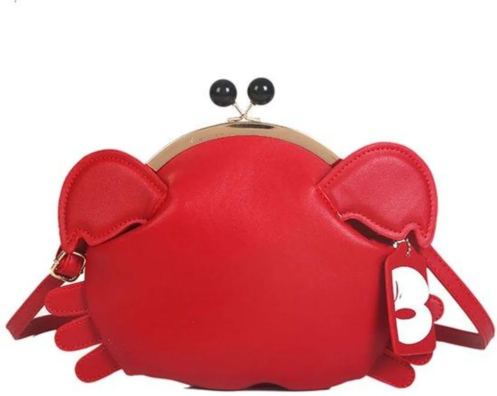 Sac à bandoulière Krab Sandwichtas avec boucle et fonction pochette