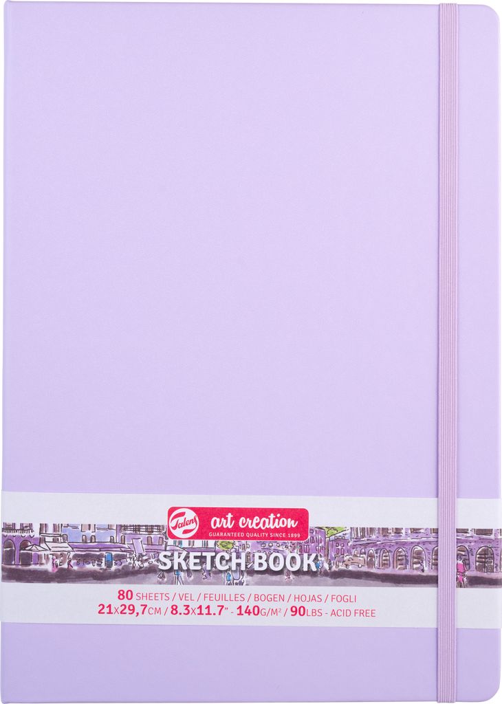 ROYAL TALENS Skizzenbuch Art Creation 210 x 300 mm lila 80 Blatt