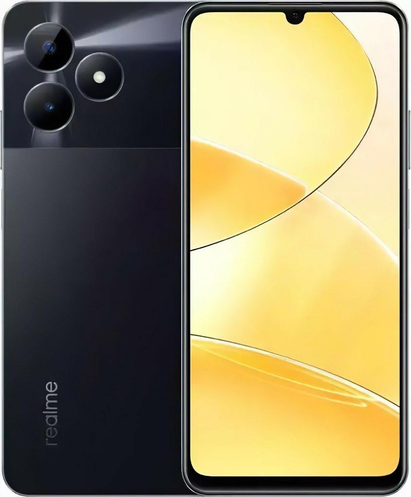 realme C51 Smartphone 6,74" 256 GB 6 GB RAM 50 MP 5000 mAh Dual-SIM 4G Carbon Black
