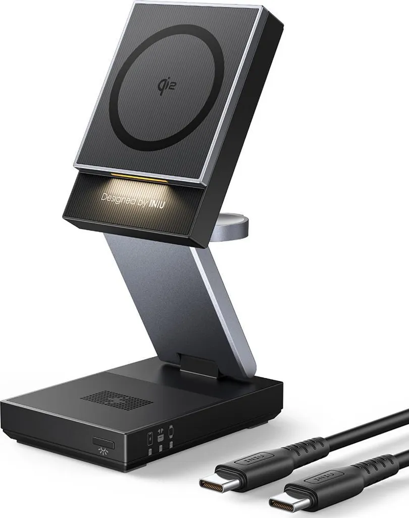 Chargeur MagPro 3 en 1 Magnétique Pliable avec Câble USB-C Rapide