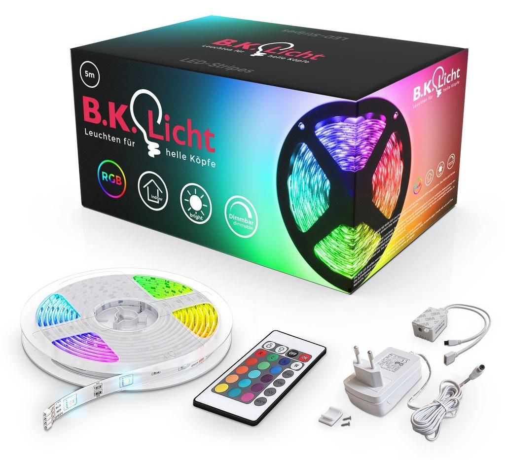 Cheqo B.K.Licht - LED Strip - 5 Meter - RGB Beleuchtung - Produktbild 