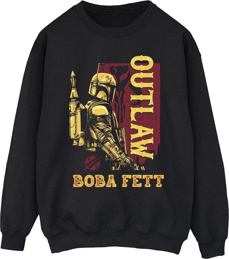 Star Wars - "The Book Of Boba Fett" Sweatshirt für Herren BI43970 (4XL) (Schwarz)