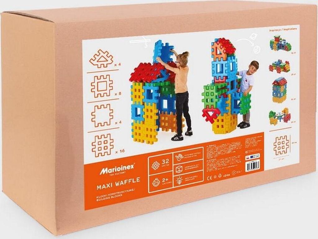 Stavebné bloky Maxi Waffle 32el Obrázok produktu 