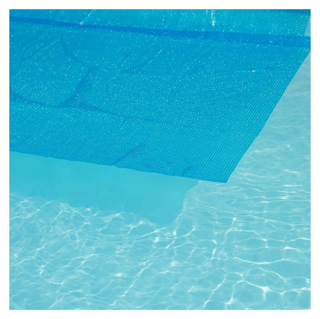 Solarfolie für rechteckige Pools 4,12 x 2,01 m – Poolabdeckung zur Erwärmung durch Sonnenenergie – Minimiert Wärmeverlust