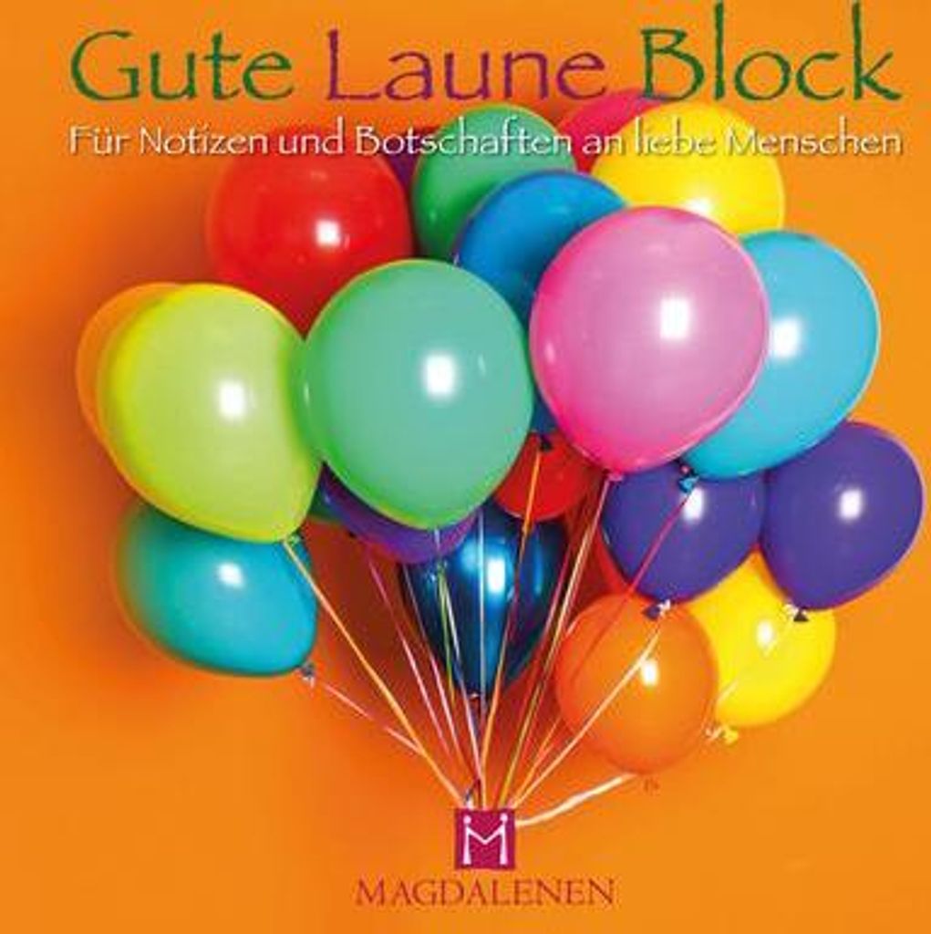 Gute Laune Block Luftballons