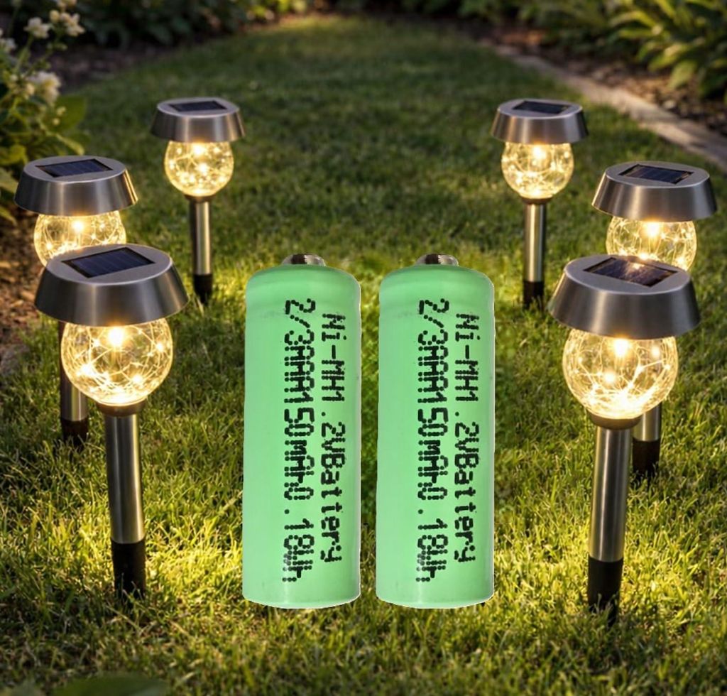 2 Stück LogiCell Wiederaufladbare 2/3AAA NI-MH-Akku 150mAh, Produktbild 