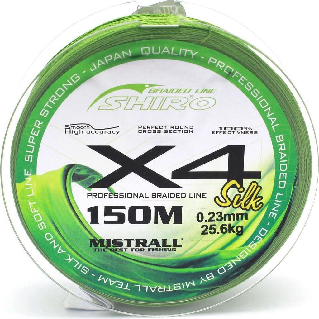 Mistrall Shiro Braid 150M (Grün) 0,23Mm |Zm-3420023