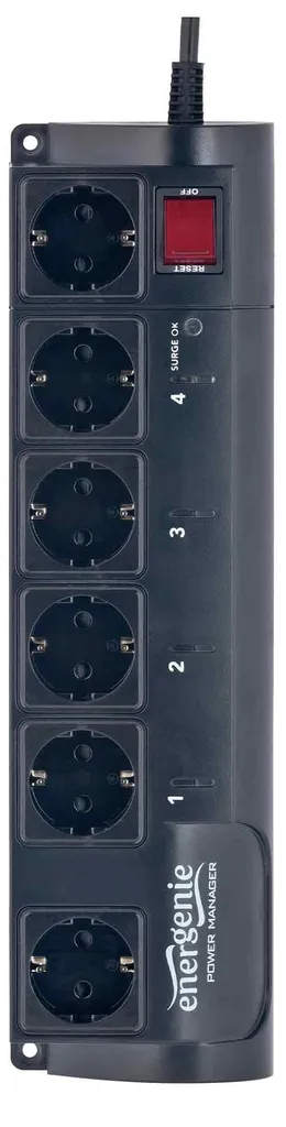 Multiprise Parafoudre 6 Prises avec Programmateur et Chargeur USB Double - 2