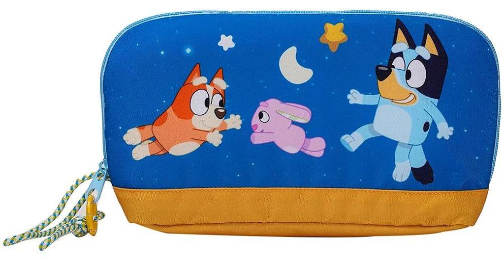 Bluey Federmappe 24 cm Kinder Schulmäppchen mit Innenfächern