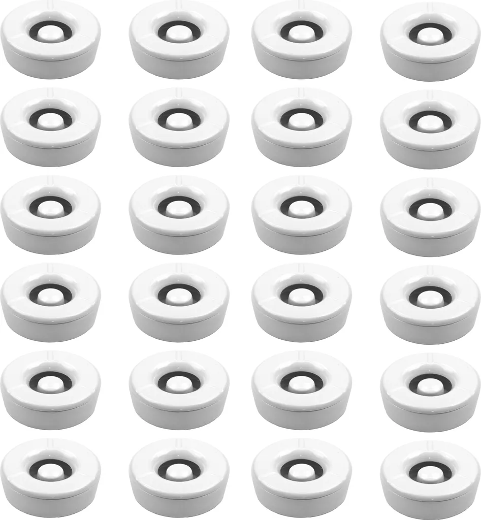 Cendrier anti-vent pour restaurant et café lot de 24 mélamine blanche