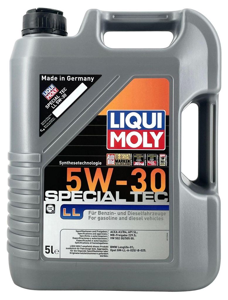 LIQUI MOLY Special Tec LL für 5W-30 5 Liter Motoröl Produktbild 