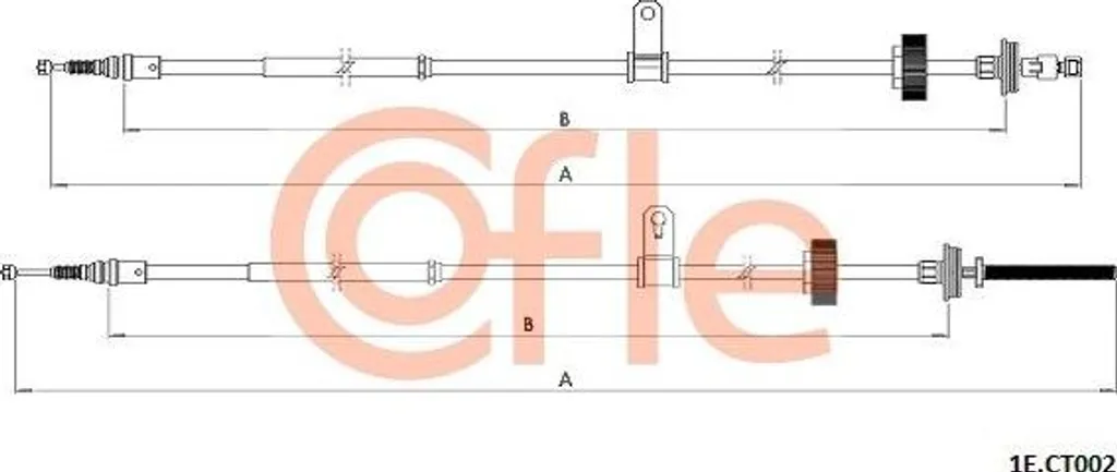 Câble de frein à main grippé sur C6 ? Changez pour le COFLE OE 4745Z1