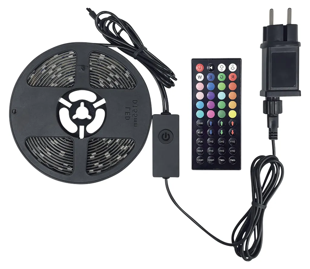 Ruban LED multicolore 5m BLULAXA pour ambiance salon et cuisine IP44