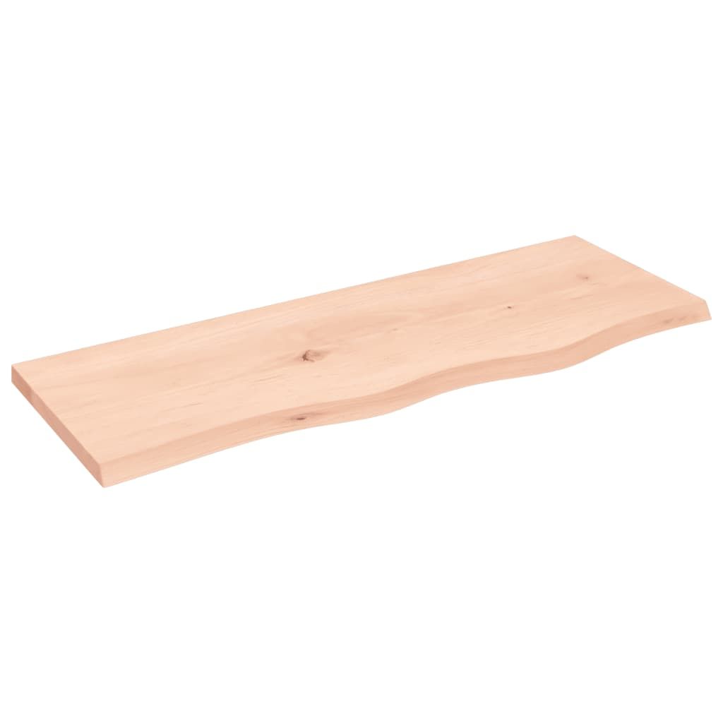 Wandregal 80x30x2 cm Massivholz Eiche Unbehandelt , Wandregale Design 2024