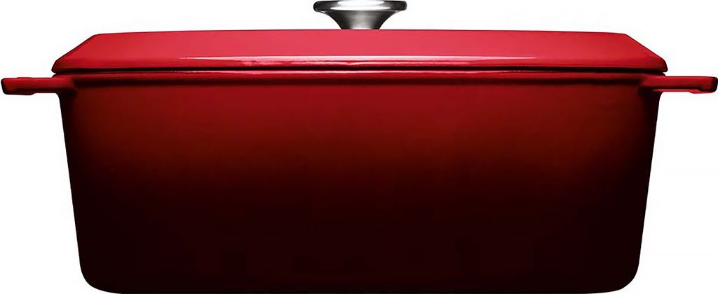 WOLL Bräter Iron 34x26cm 7,5l Chili Red, 7,5 l, Rot, Produktbild 
