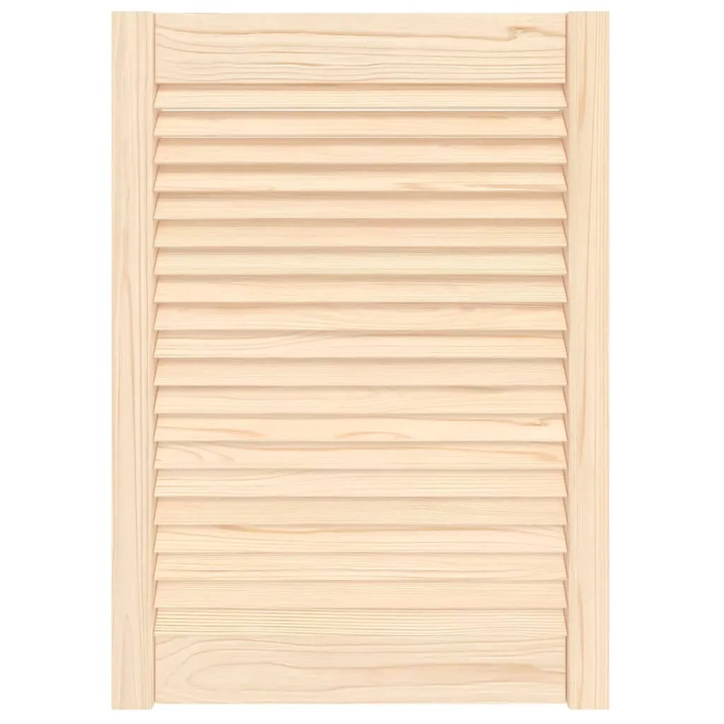Anta per Armadio a Doghe 69x49,4 cm in Legno di Pino Massiccio Naturale
