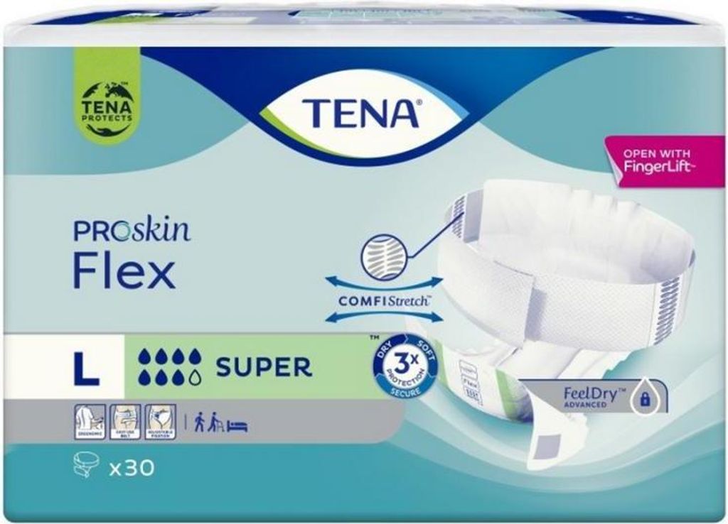 Tena Proskin Flex Super Large - 1 paquet de 30 protections Image du produit 