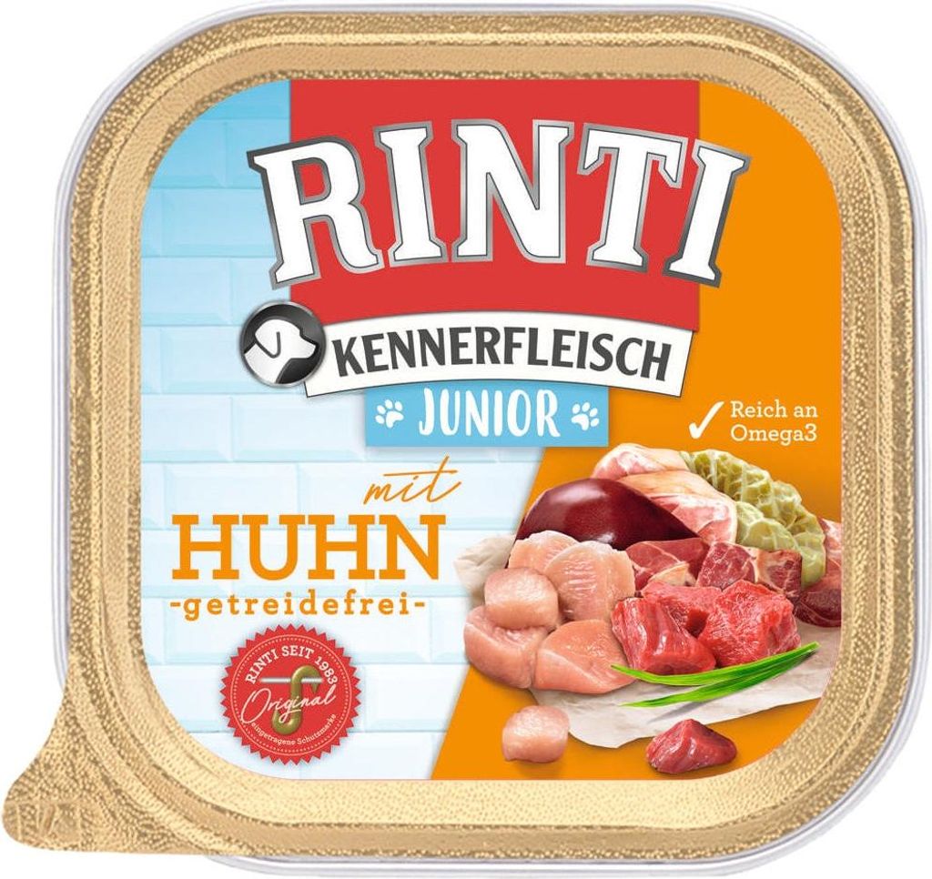 Rinti - Kennerfleisch Plus Junior 9x300g | Huhn