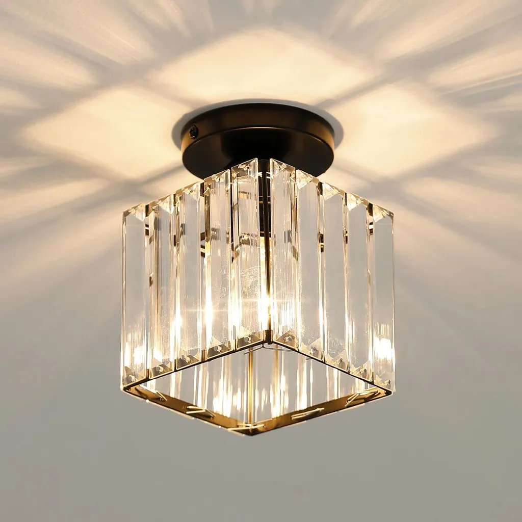 Luminaire de plafond industriel noir mat avec douille E27 au style rétro